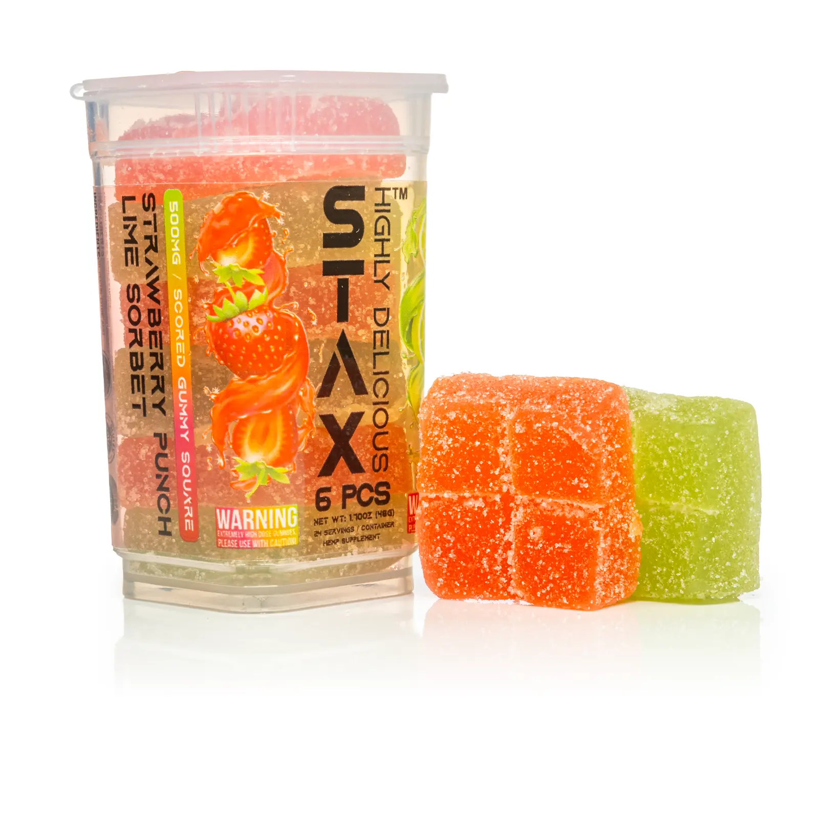 Stax - SixPax - 3000mg - Strawberry Punch_Lime Sorbet - Front #1.webp