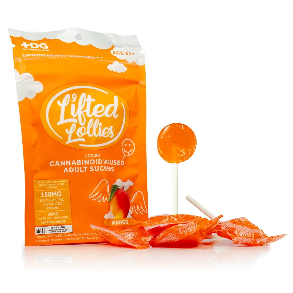 Lifted Lollies - 30mg - Mango - Front #1.webp