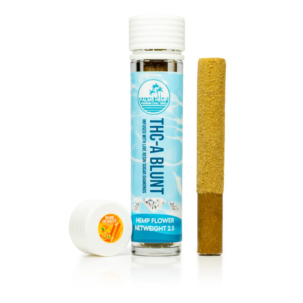 Palms - THCA Blunt - Orange Creamsicle - Front #1.webp