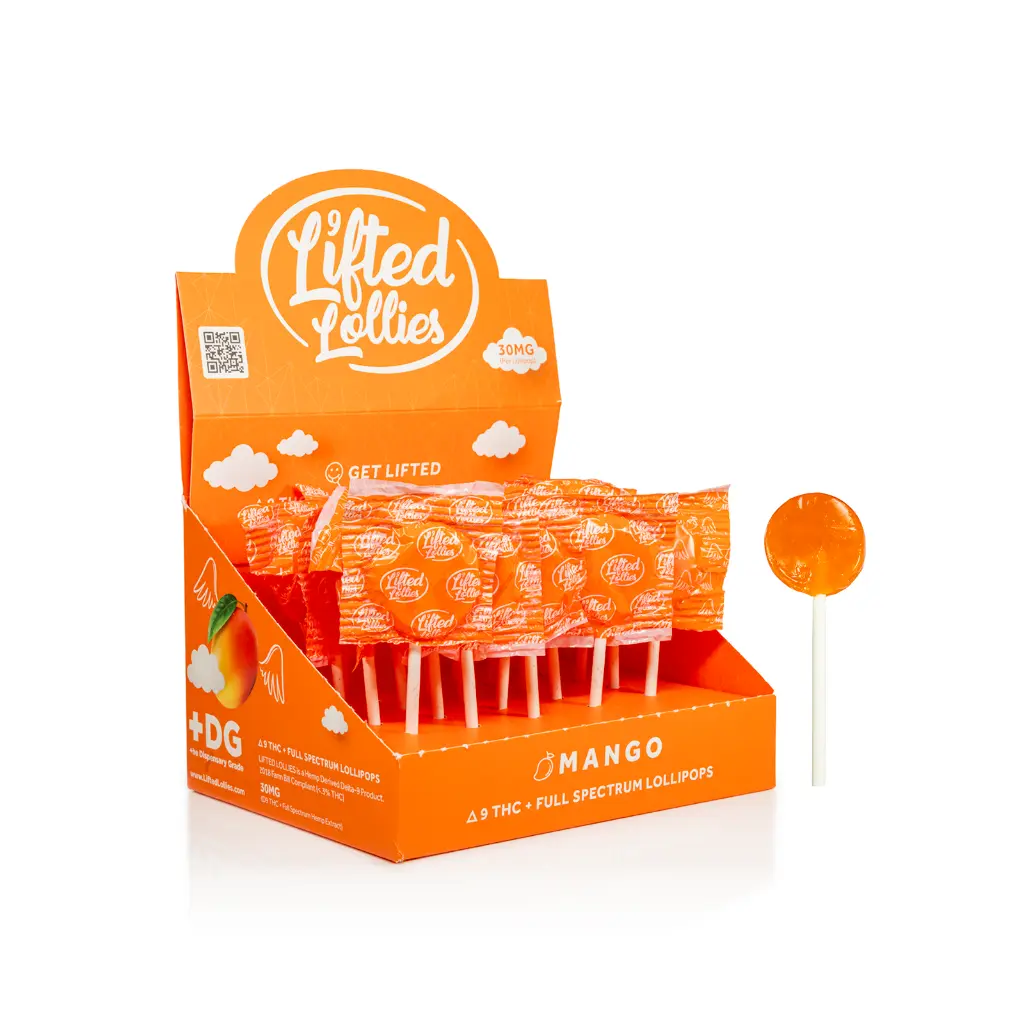 25ct POS Lifted Lollies x 30mg Mango