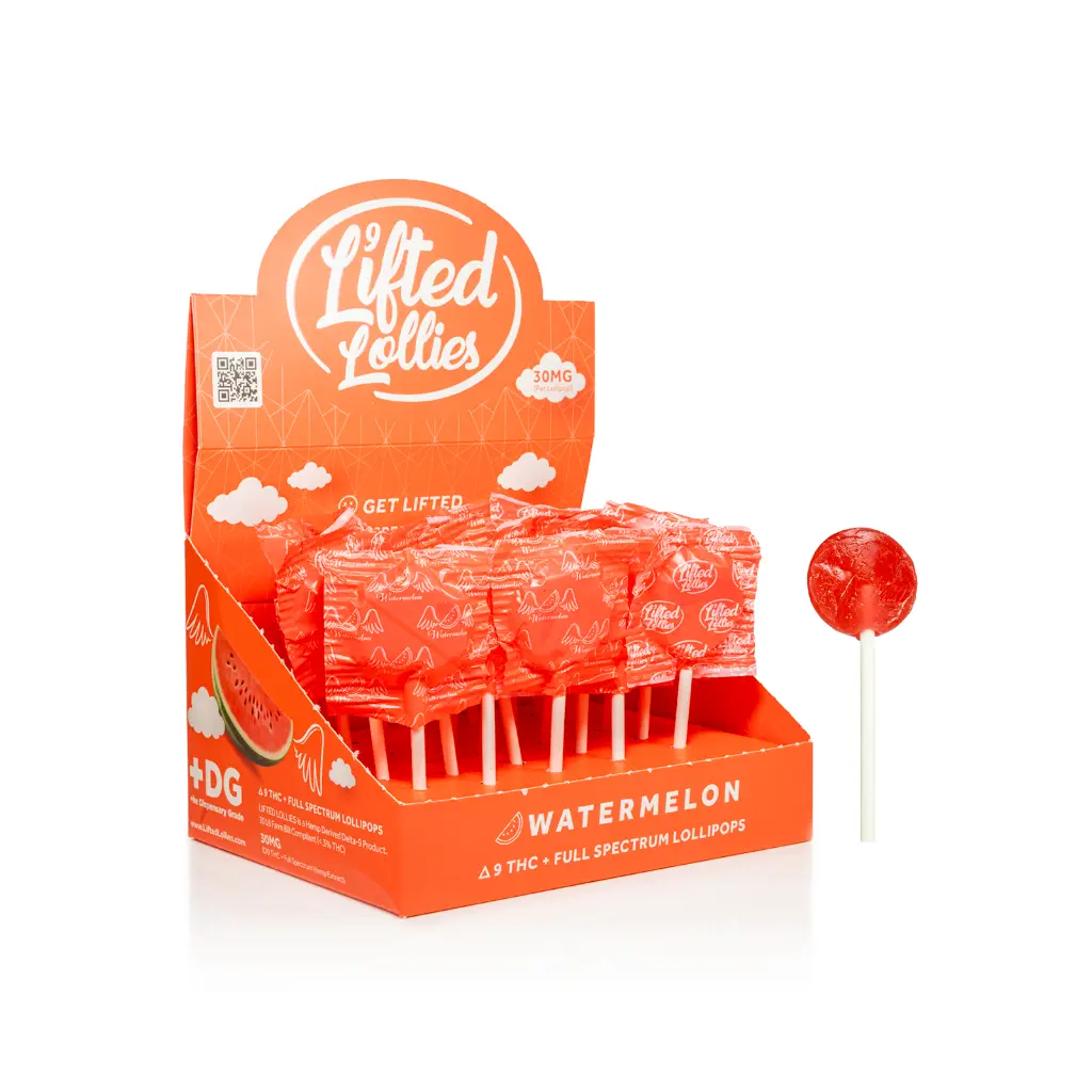 25ct POS Lifted Lollies x 30mg Watermelon