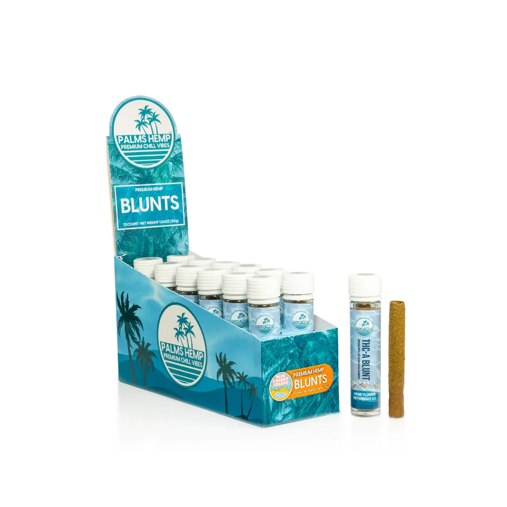 12ct POS Palms THCA Caviar Blunt x 2.5g Blue Cherry Gelato