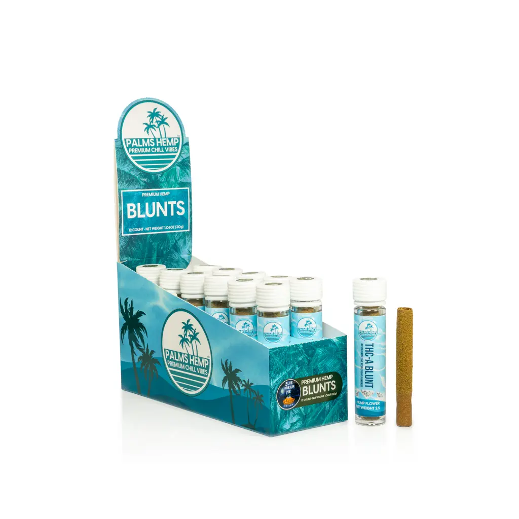 12ct POS Palms THCA Caviar Blunt x 2.5g Blue Dream Pie