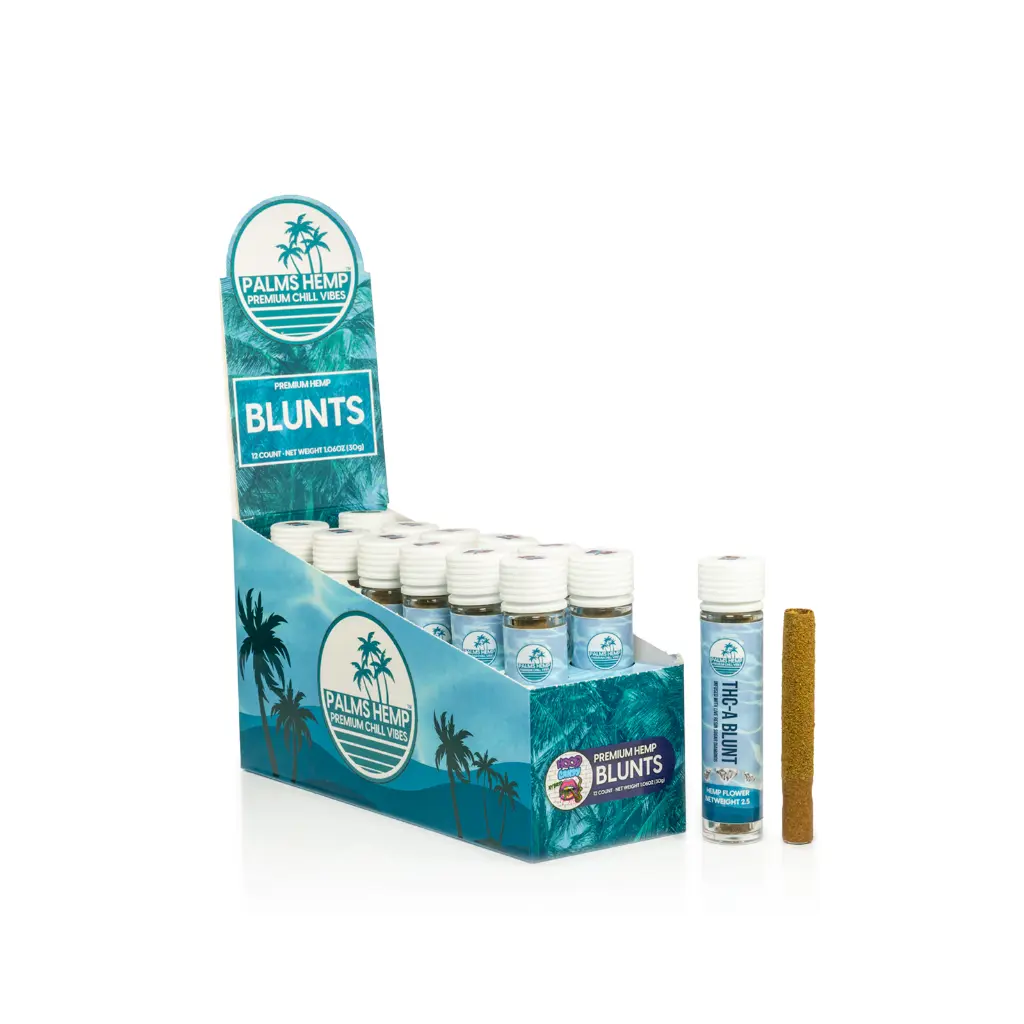 12ct POS Palms THCA Caviar Blunt x 2.5g Hood Candy