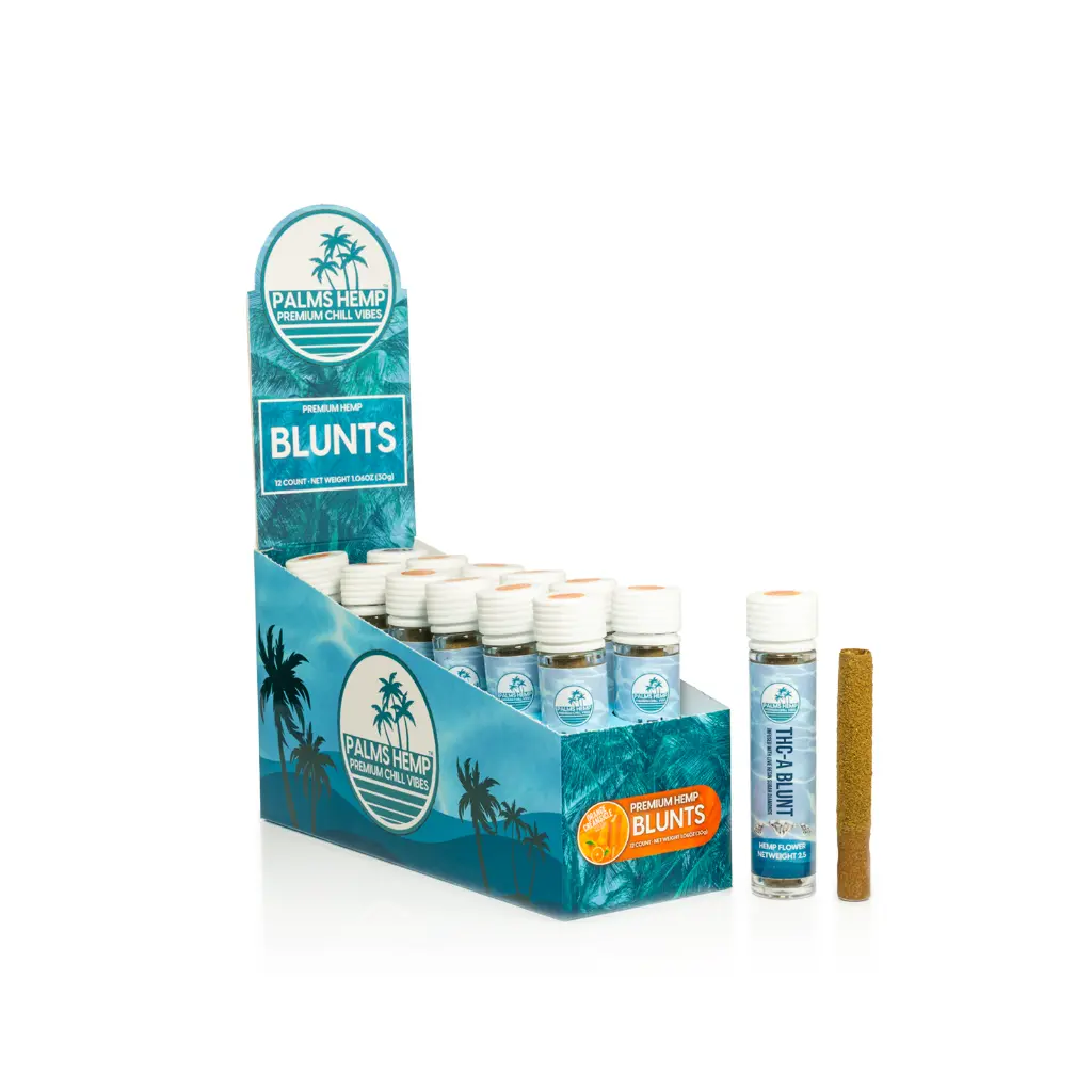 12ct POS Palms THCA Caviar Blunt x 2.5g Orange Creamsicle