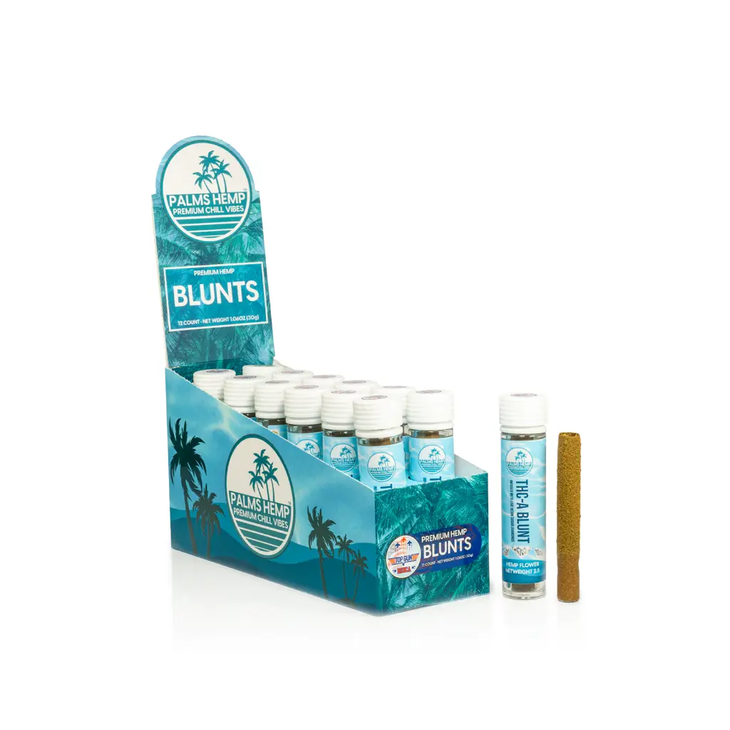 12ct POS Palms THCA Caviar Blunt x 2.5g Top Gun