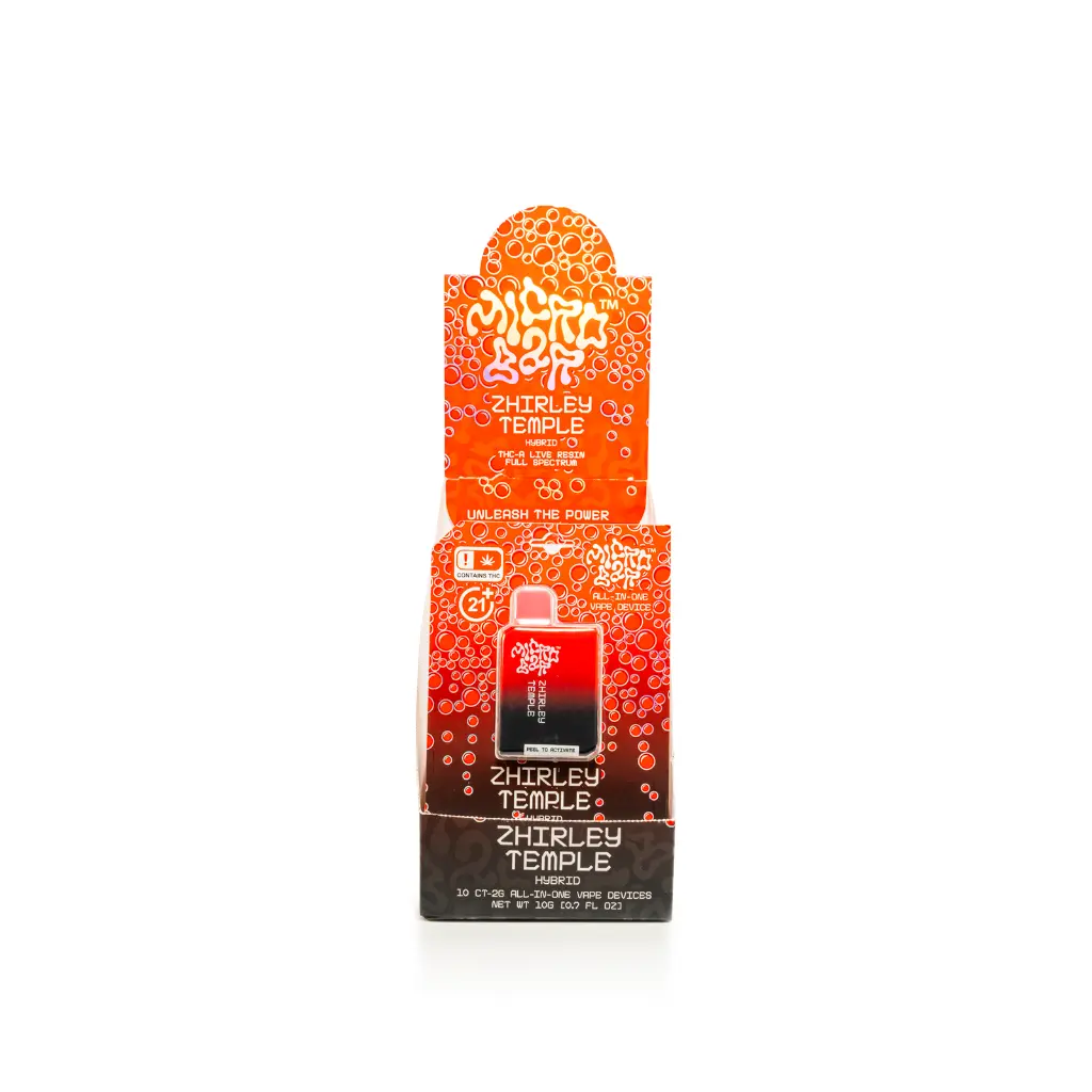 10ct POS Microbar 2g Disposable-Zhirley Temple-Hybrid