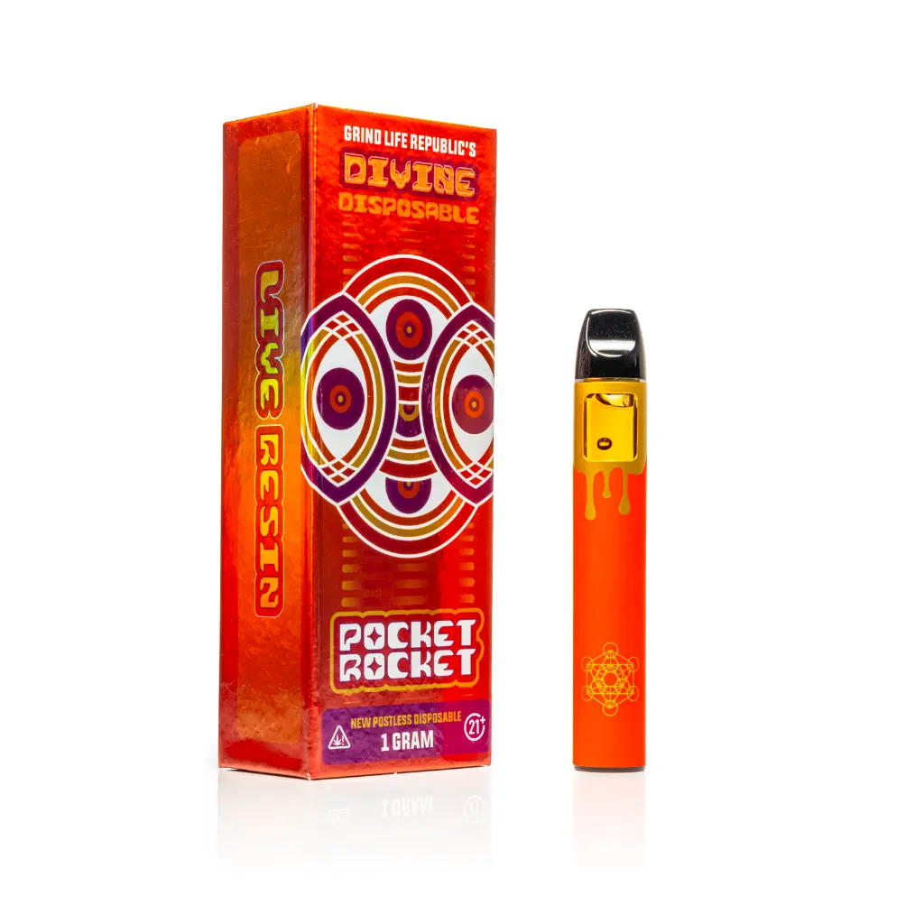 10ct POS GrindLife Divine 1G Sour Mango  - Extracts THCA Vapes