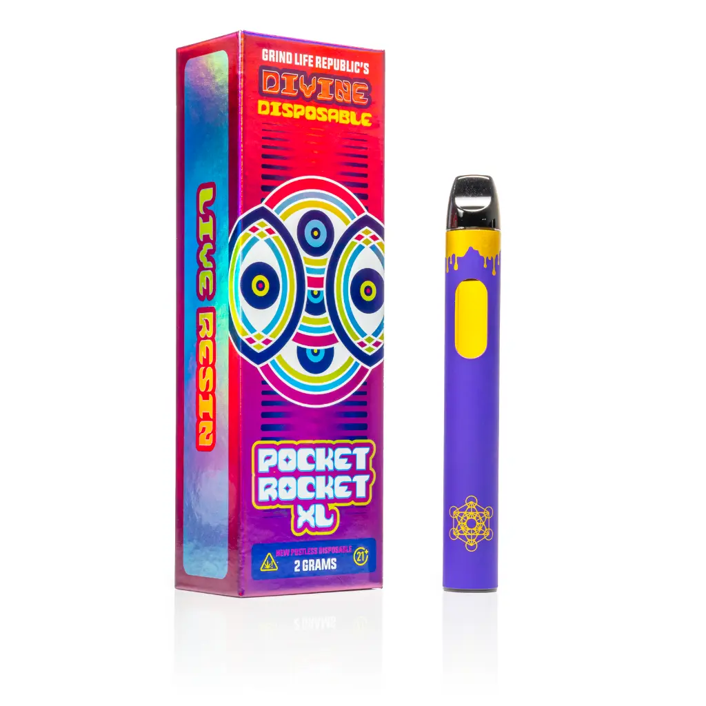 10ct POS GrindLife Divine 2G Grape Goji - Extracts THCA Vapes