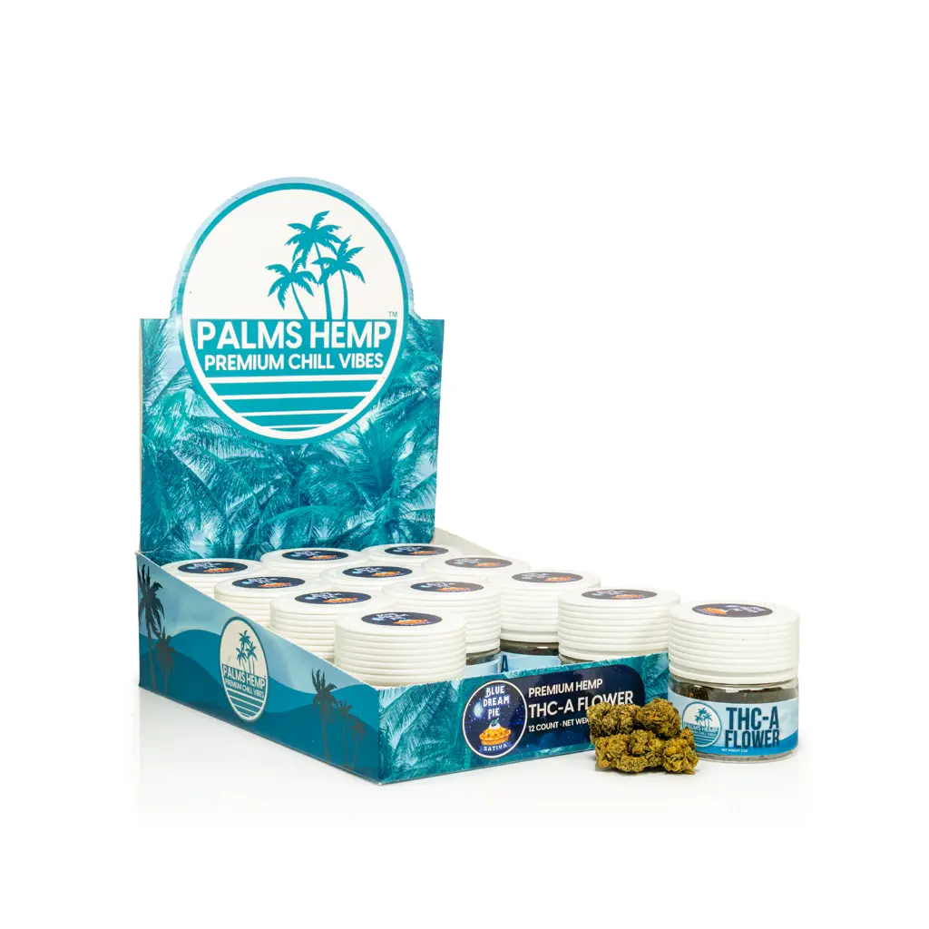 12ct POS Palms THCA Flower x 3.5g Blue Dream Pie
