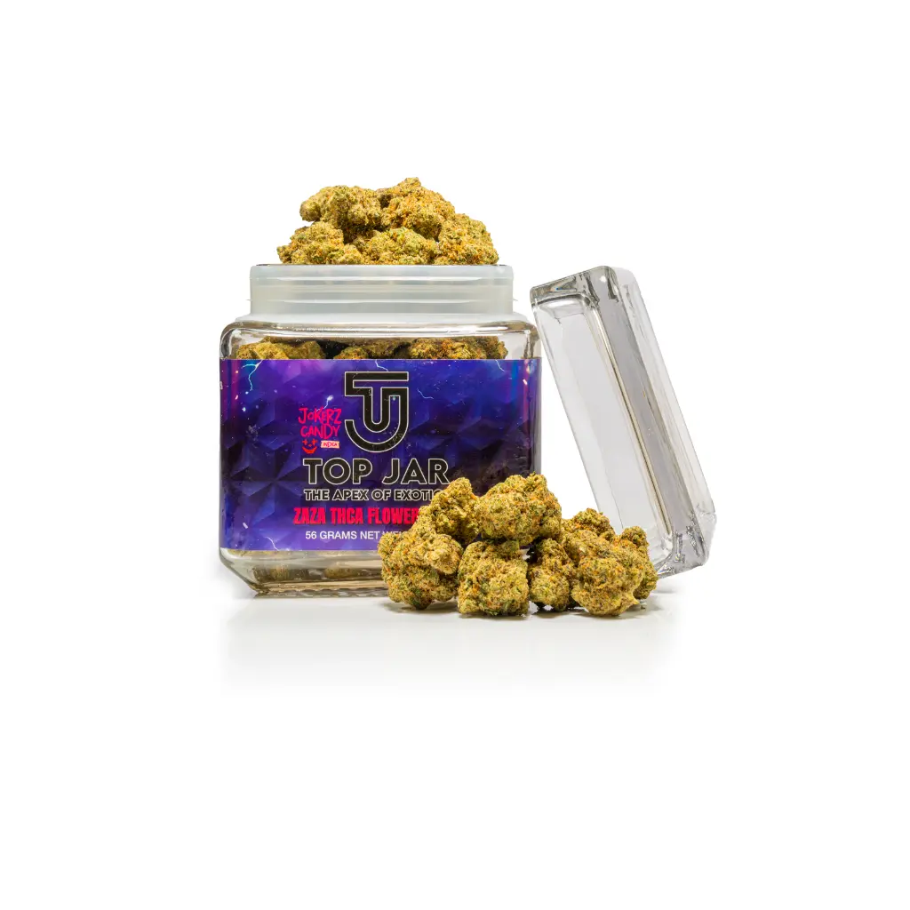 1ct POS Top Jar THCA Flower x 2oz Jokerz Candy