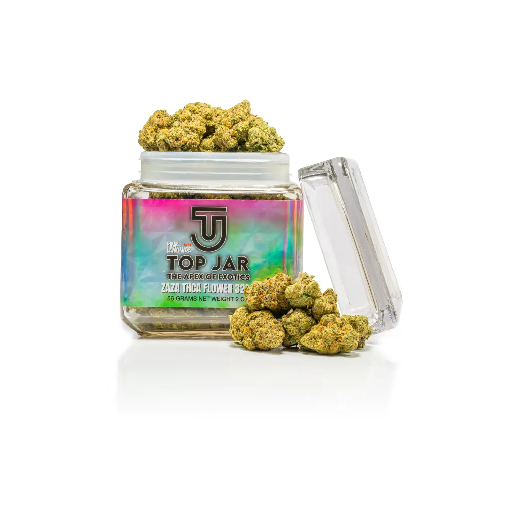 1ct POS Top Jar THCA Flower x 2oz Pink Lemonade