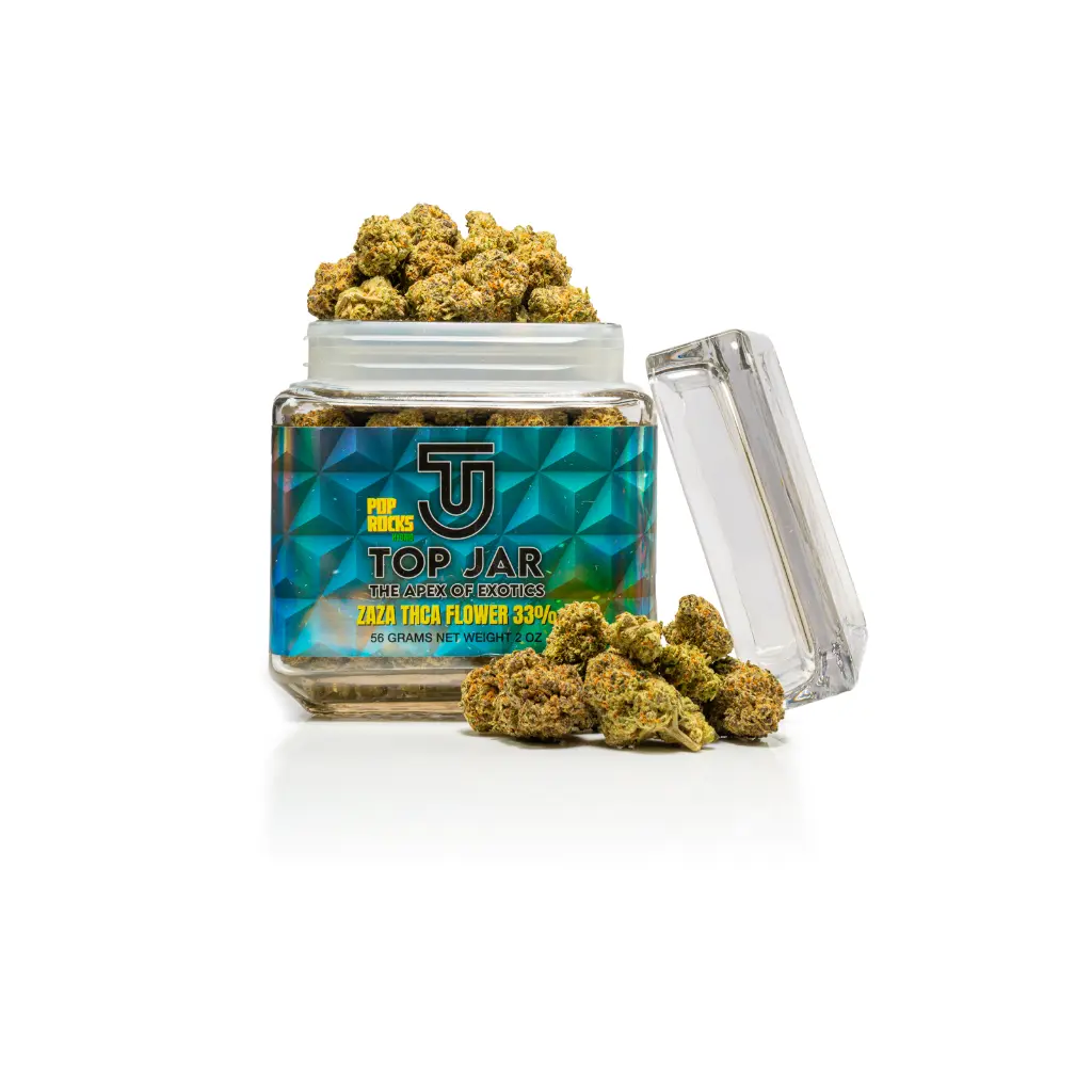 1ct POS Top Jar THCA Flower x 2oz Pop Rocks