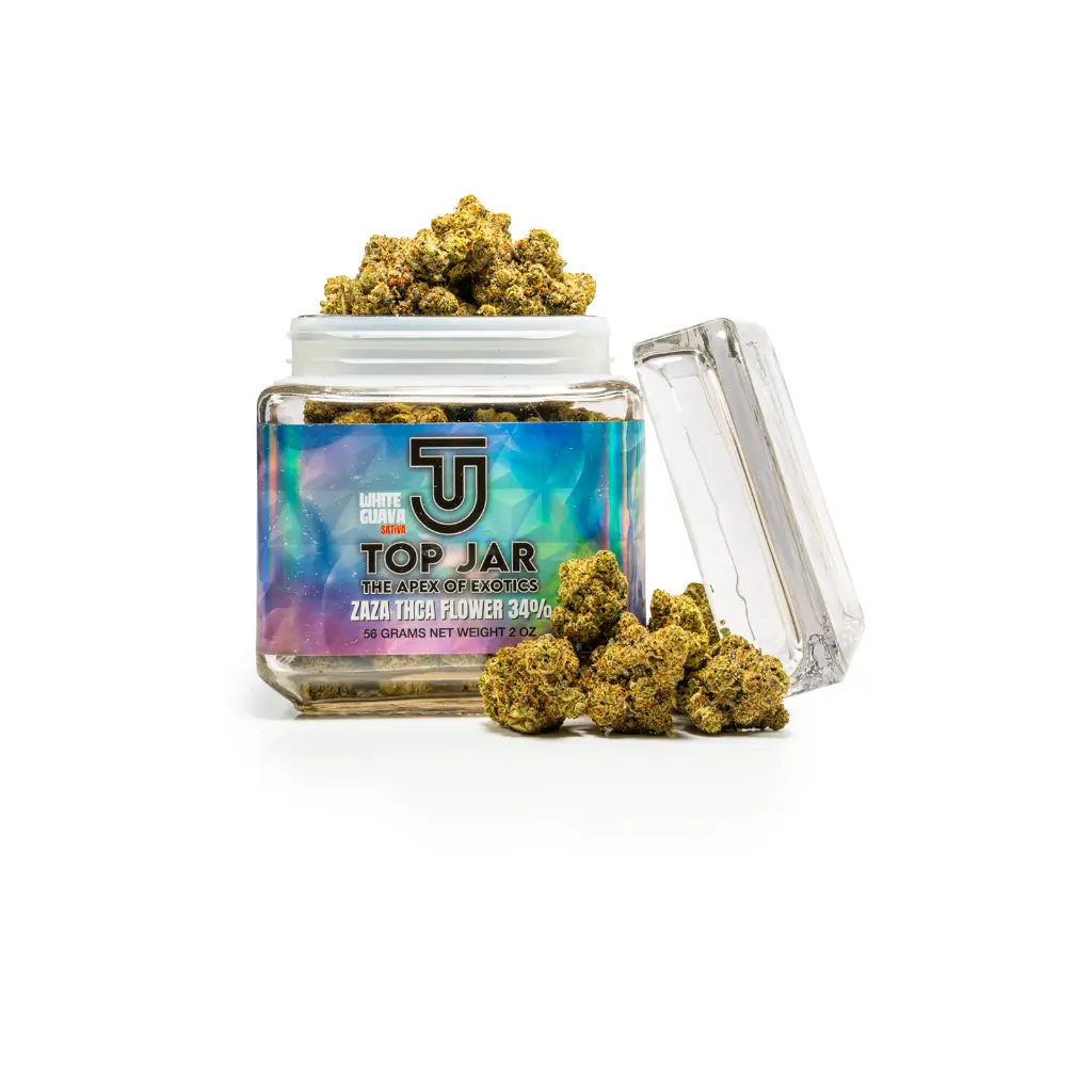 1ct POS Top Jar THCA Flower x 2oz White Guava