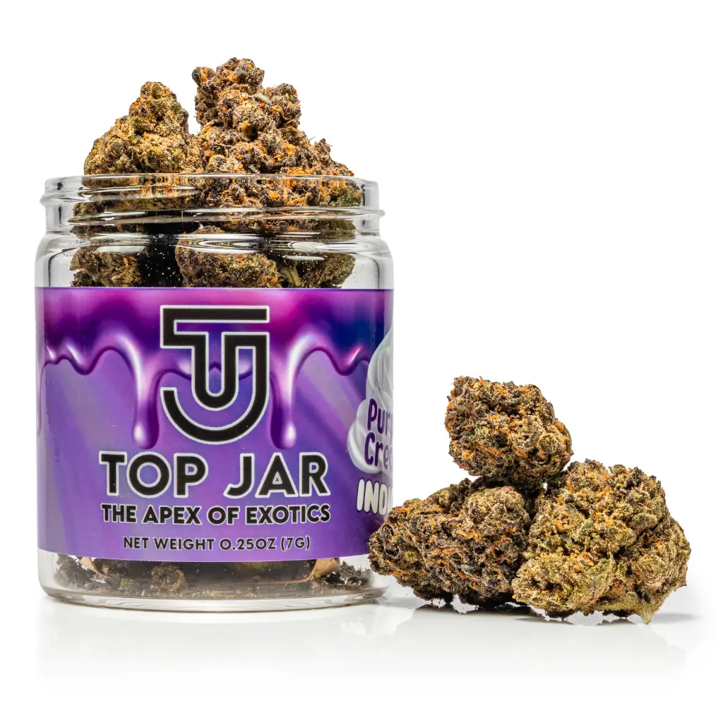 1ct POS Top Jar THCA Flower x 7g Purple Cream