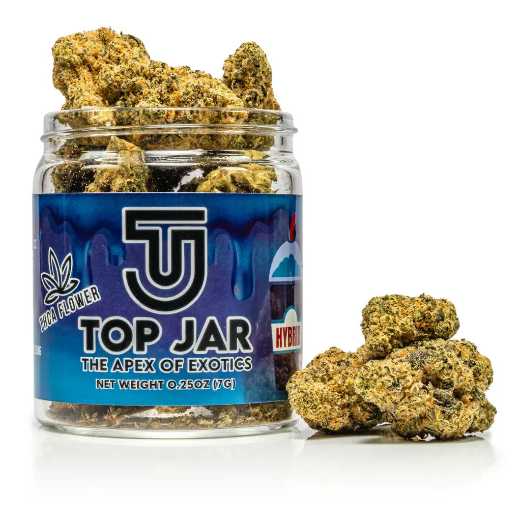 1ct POS Top Jar THCA Flower x 7g Blue Slushee