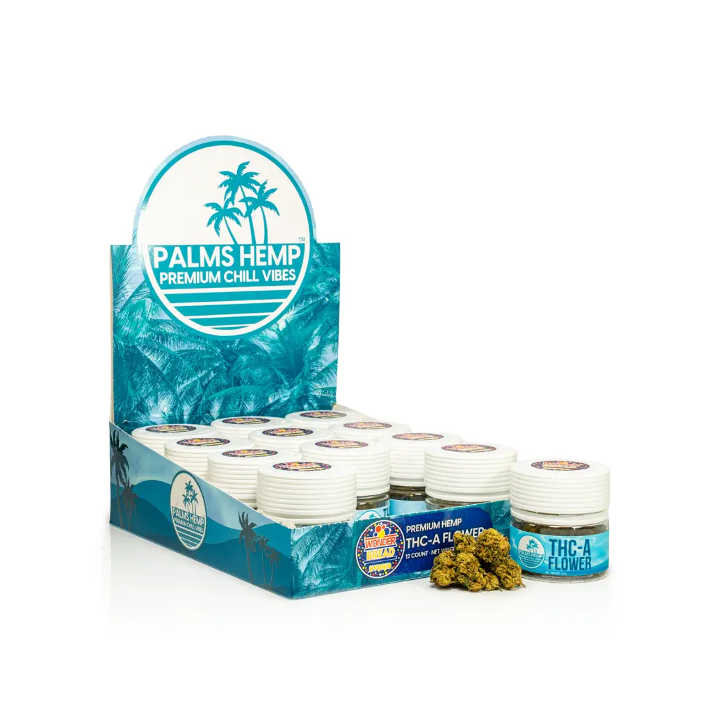 12ct POS Palms THCA Flower x 3.5g Wonder Bread