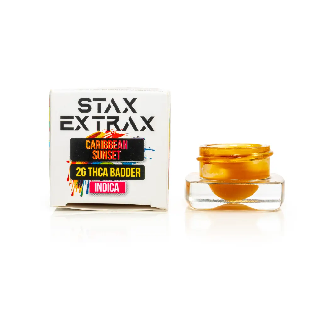 12 ct POS STAX Extrax Badder x 2g Caribbean Sunset