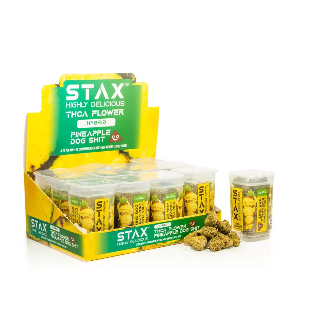 12ct POS STAX THCA Flower 4.2g Pineapple Dog Shit