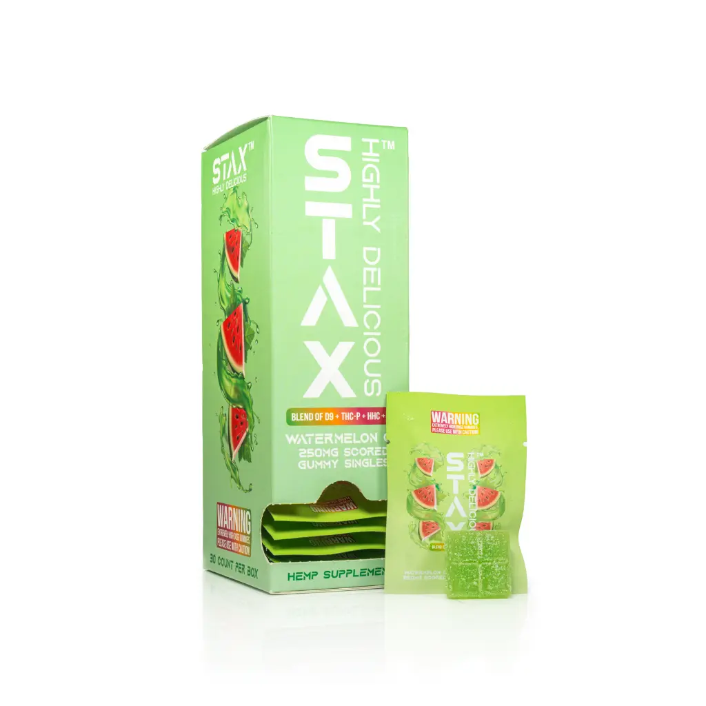 25ct POS STAX Tower x 250mg Watermelon