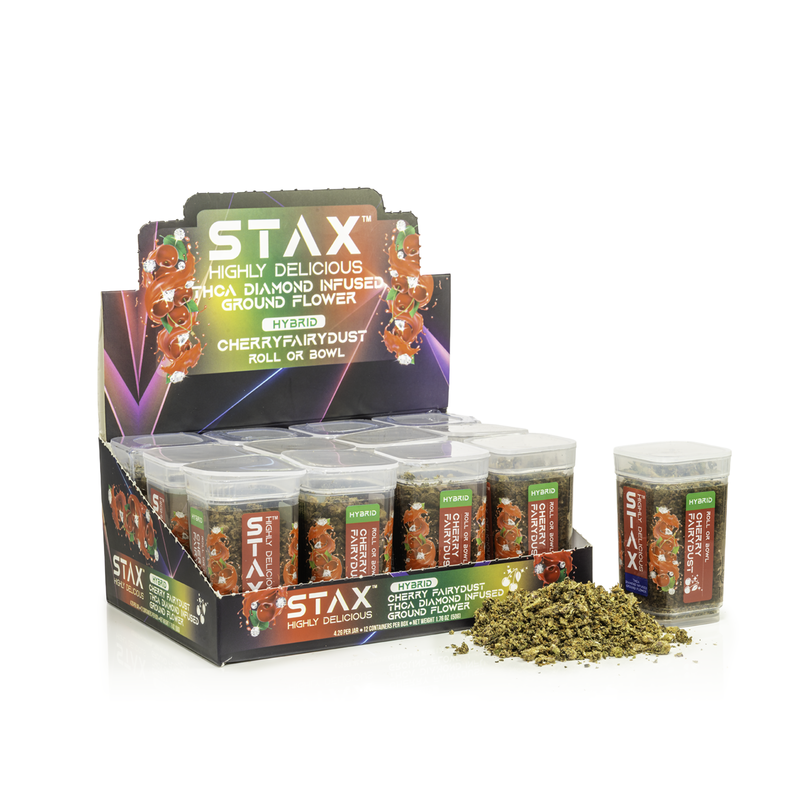 12 ct POS STAX THCA Diamond Dust x 7g Cherry Fairydust